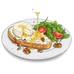 Bruschetta chèvre miel