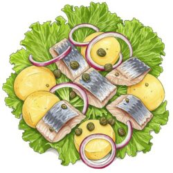 Salade Hareng Fumé - Pommes de terre